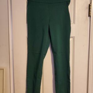 Green dress pants.